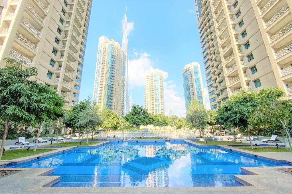 New! Luxury 3Bedroom With Spectacular Burj Views Downtown Dubai Eksteriør billede