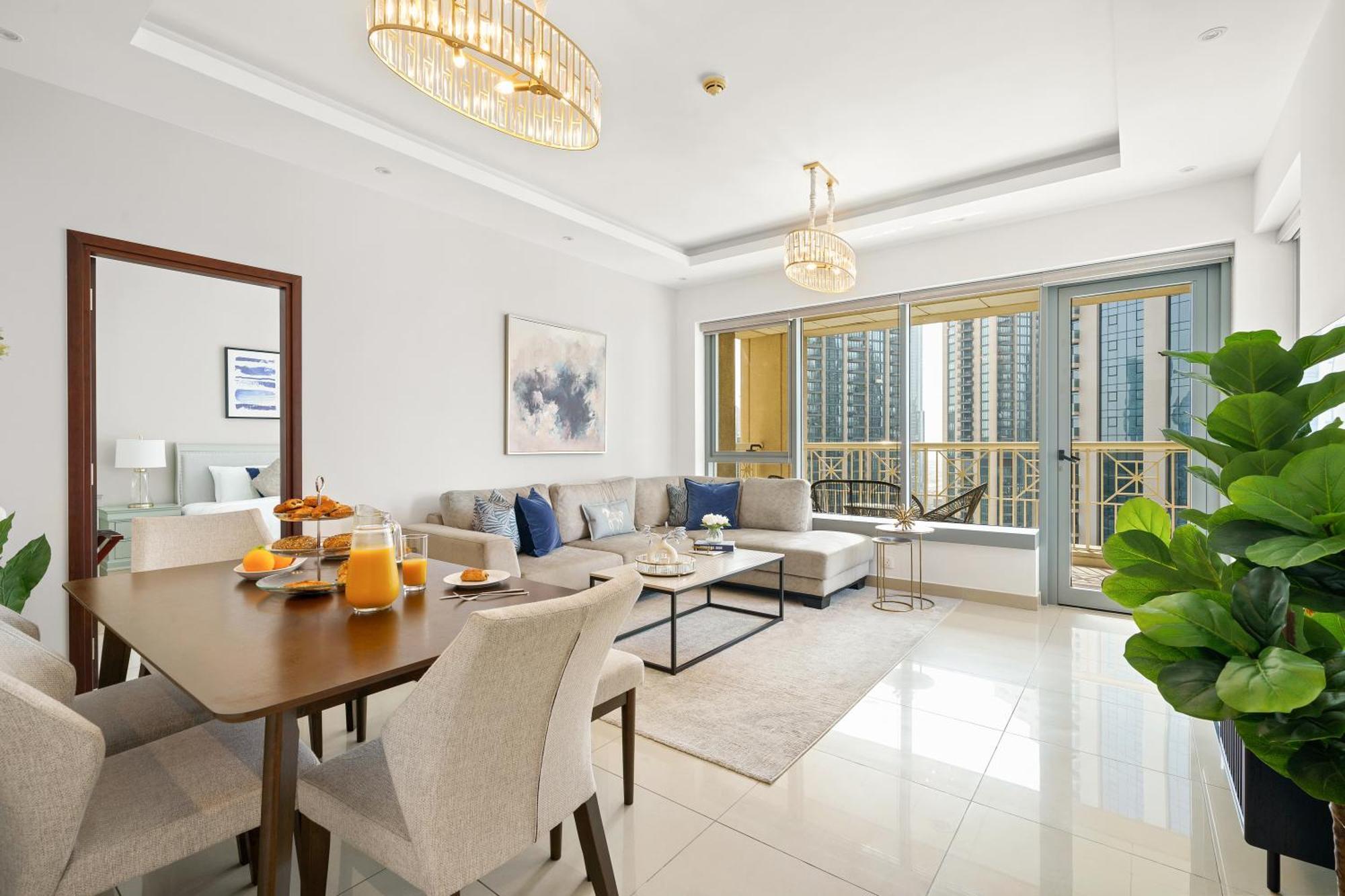 New! Luxury 3Bedroom With Spectacular Burj Views Downtown Dubai Eksteriør billede