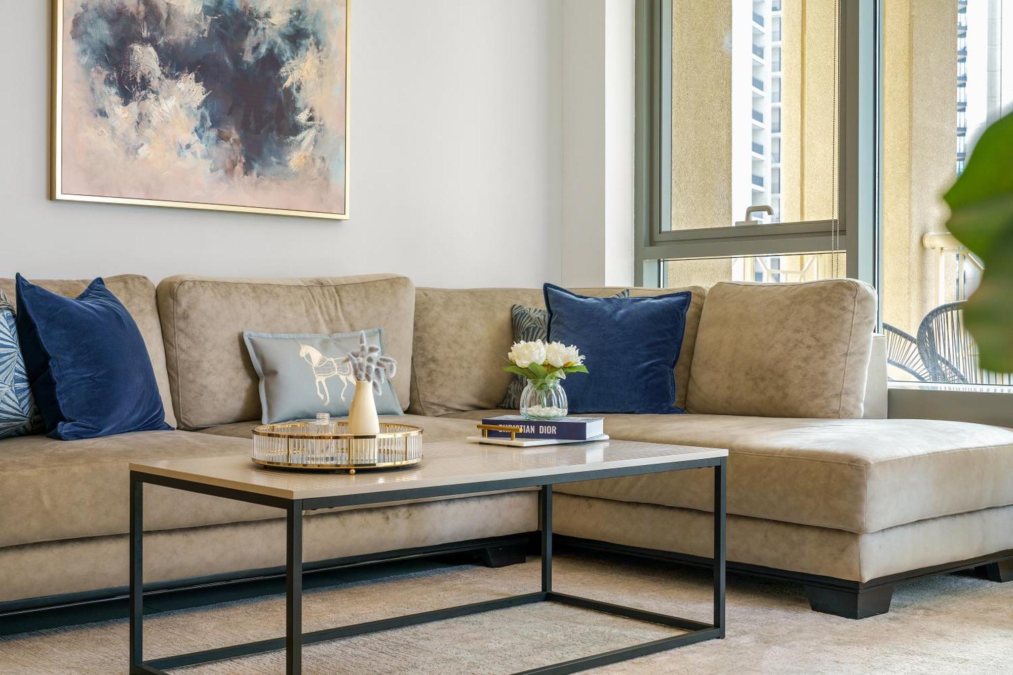 New! Luxury 3Bedroom With Spectacular Burj Views Downtown Dubai Eksteriør billede